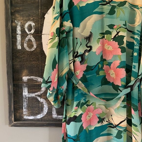 New Boho Nightingale Kimono Maxi Duster Robe - Picture 6 of 9